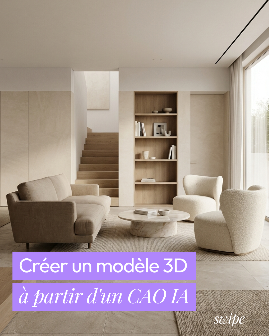 Creer un modele 3D a partir d'un CAO IA